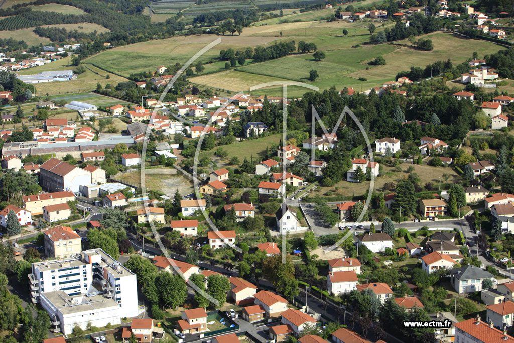 Photo arienne de Saint-Chamond (La Ravacholire)