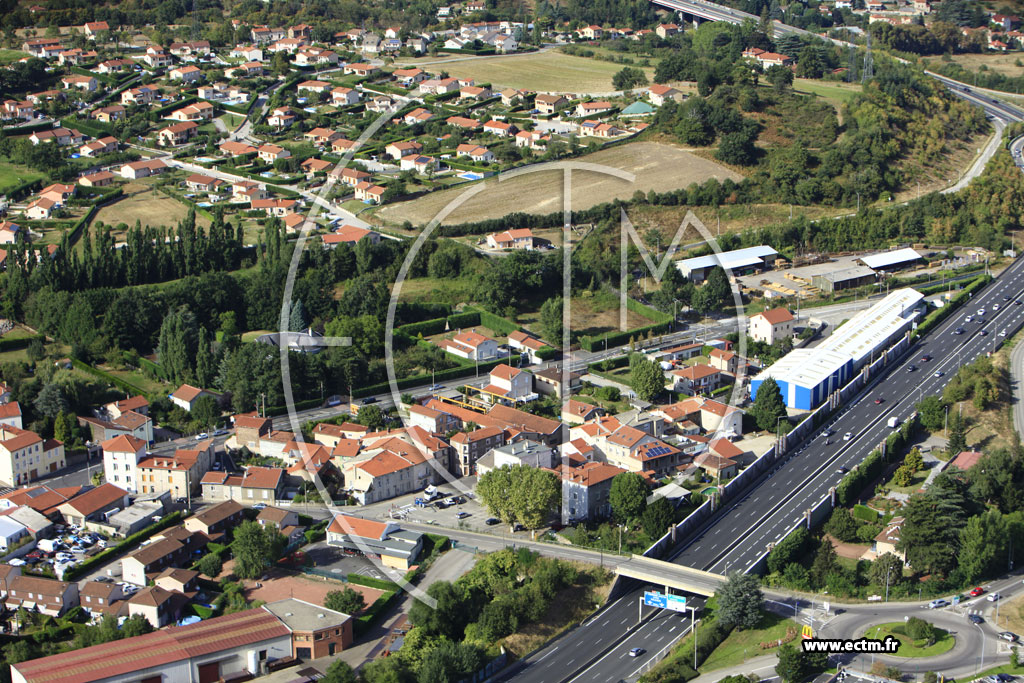 Photo arienne de Saint-Chamond (La Varizelle)