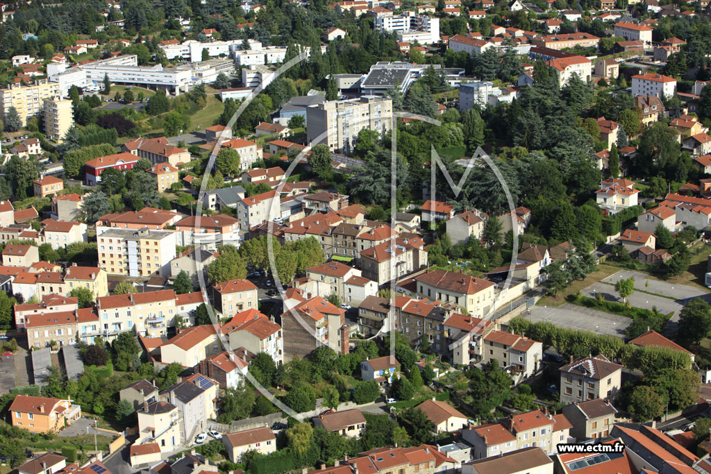 Photo arienne de Saint-Chamond (Les Charmilles)