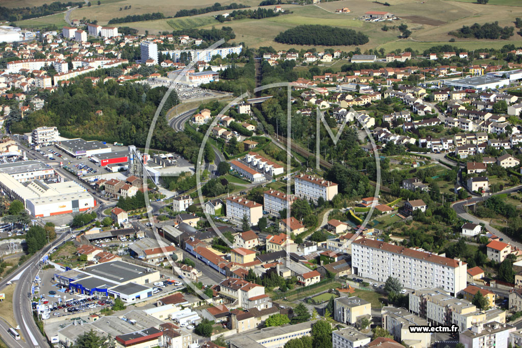 Photo arienne de Saint-Chamond (Les Palermes)
