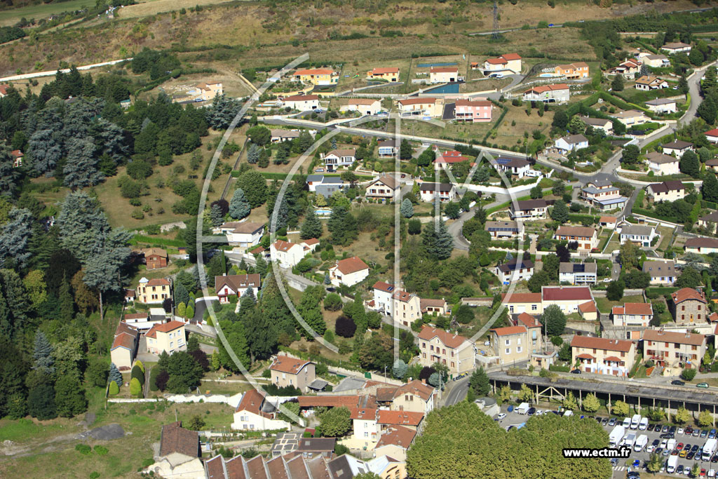 Photo arienne de Saint-Chamond (Les Vignes)