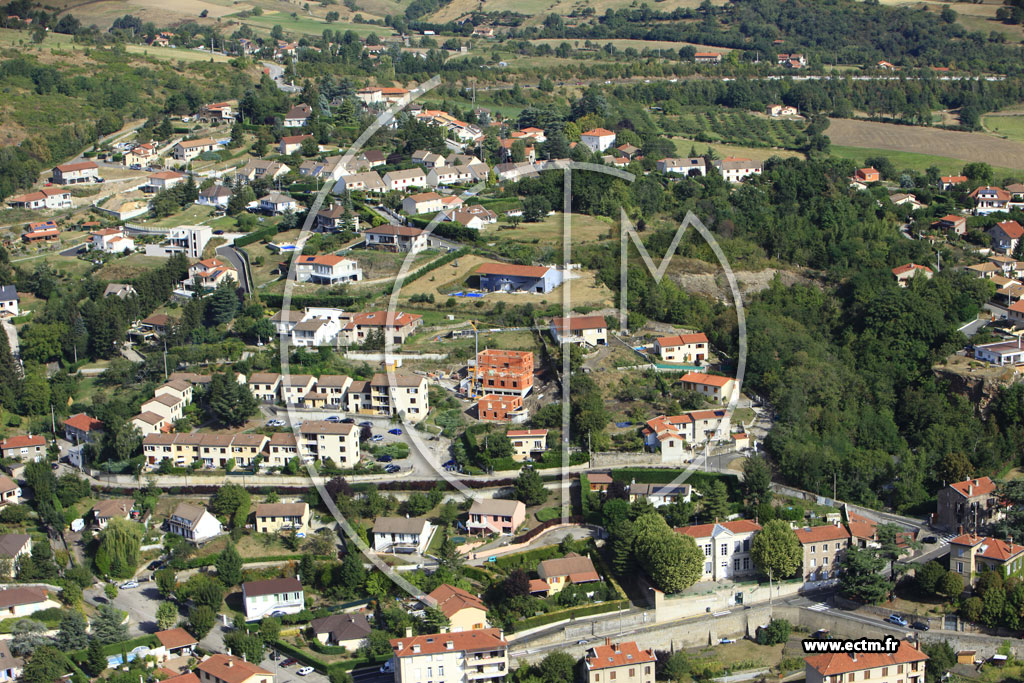 Photo arienne de Saint-Chamond (Les Vignes)