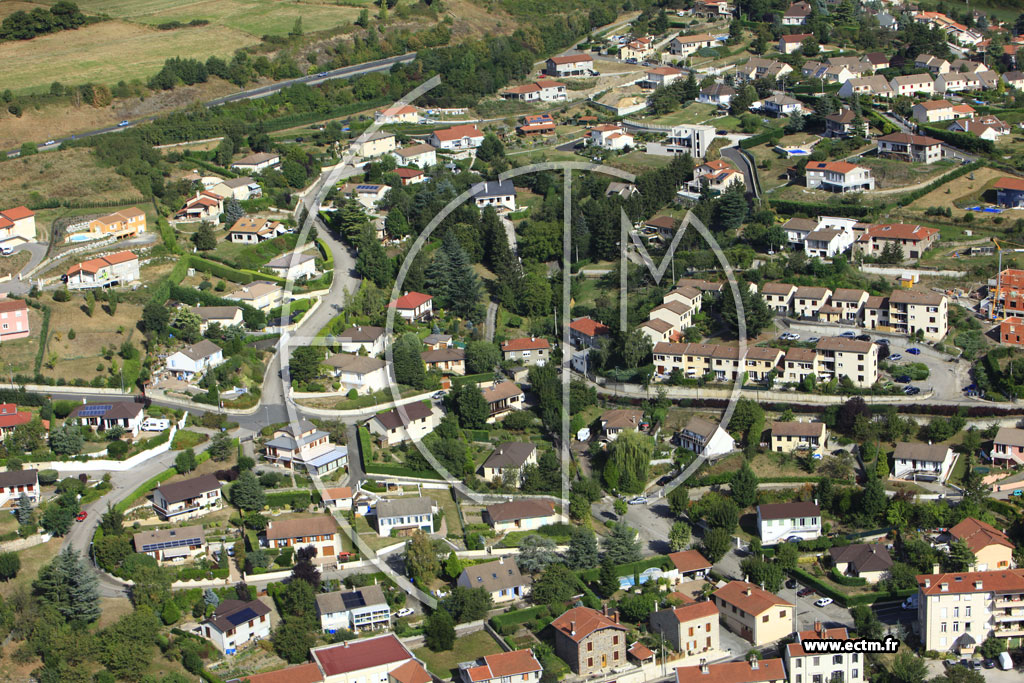 Photo arienne de Saint-Chamond (Les Vignes)
