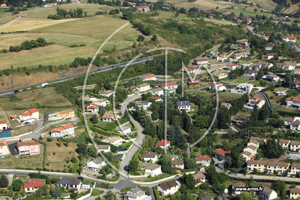 Photo arienne de Saint-Chamond (Les Vignes)
