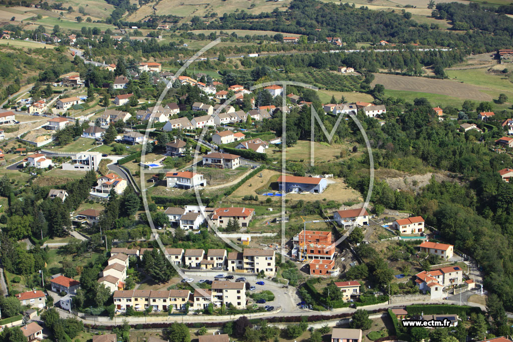 Photo arienne de Saint-Chamond (Les Vignes)
