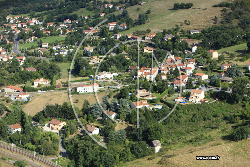 Photo arienne de Saint-Chamond (Ocharra)