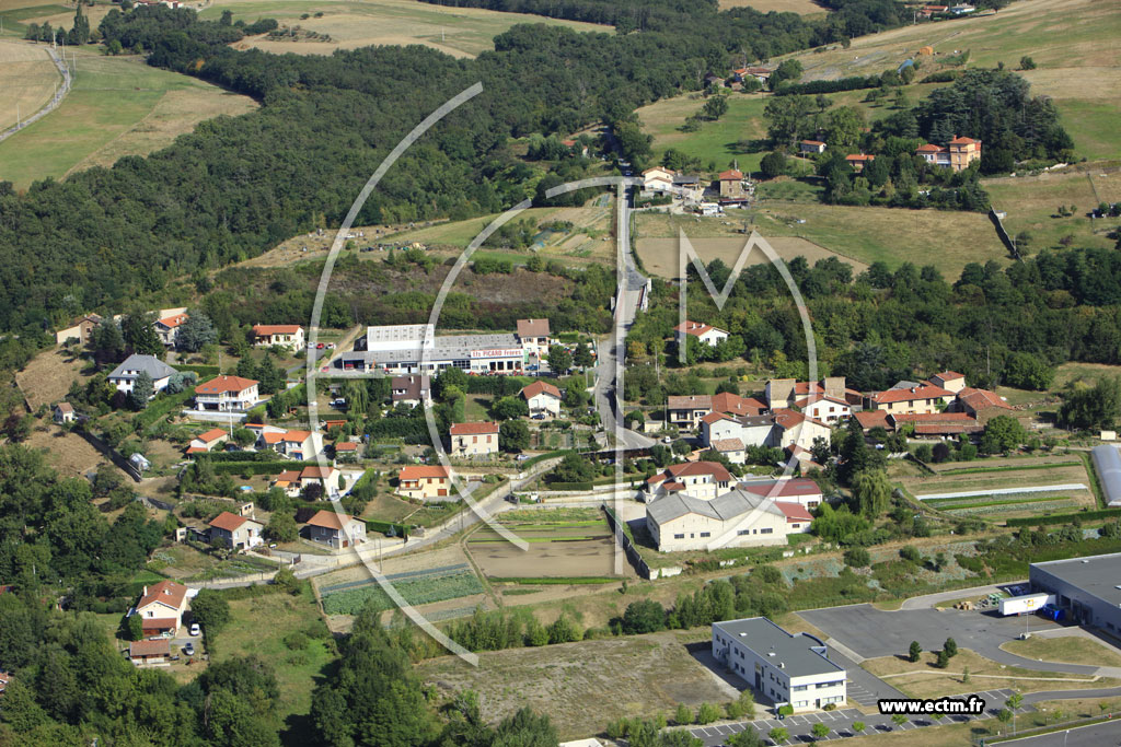 Photo arienne de Saint-Chamond (Peyrard)