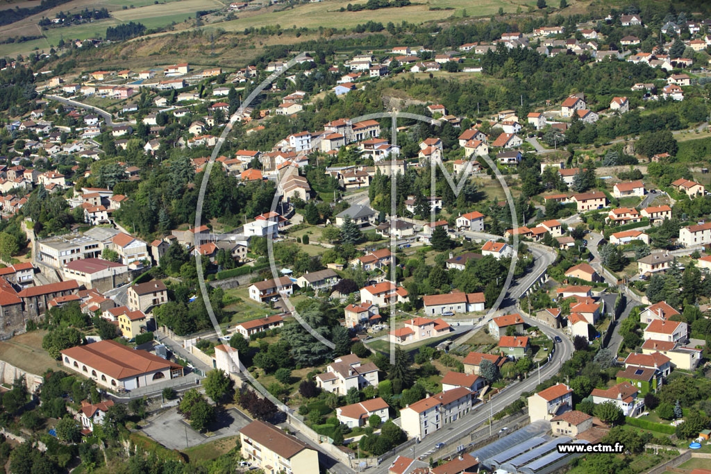 Photo arienne de Saint-Chamond (Route de Chavanne)