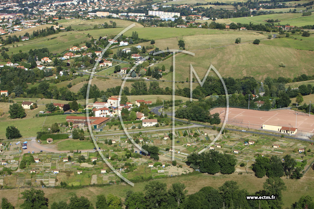 Photo arienne de Saint-Chamond (Route de la Chabure)