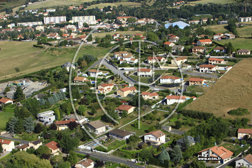Photo arienne de Saint-Chamond (Route de la Chabure)