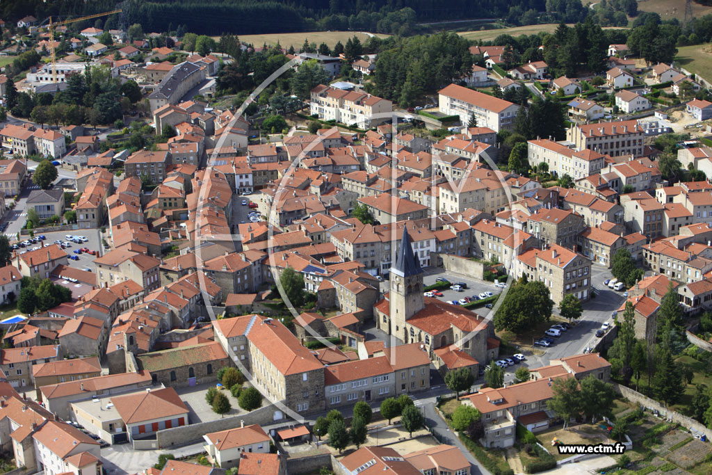 Photo arienne de Saint-Didier-en-Velay