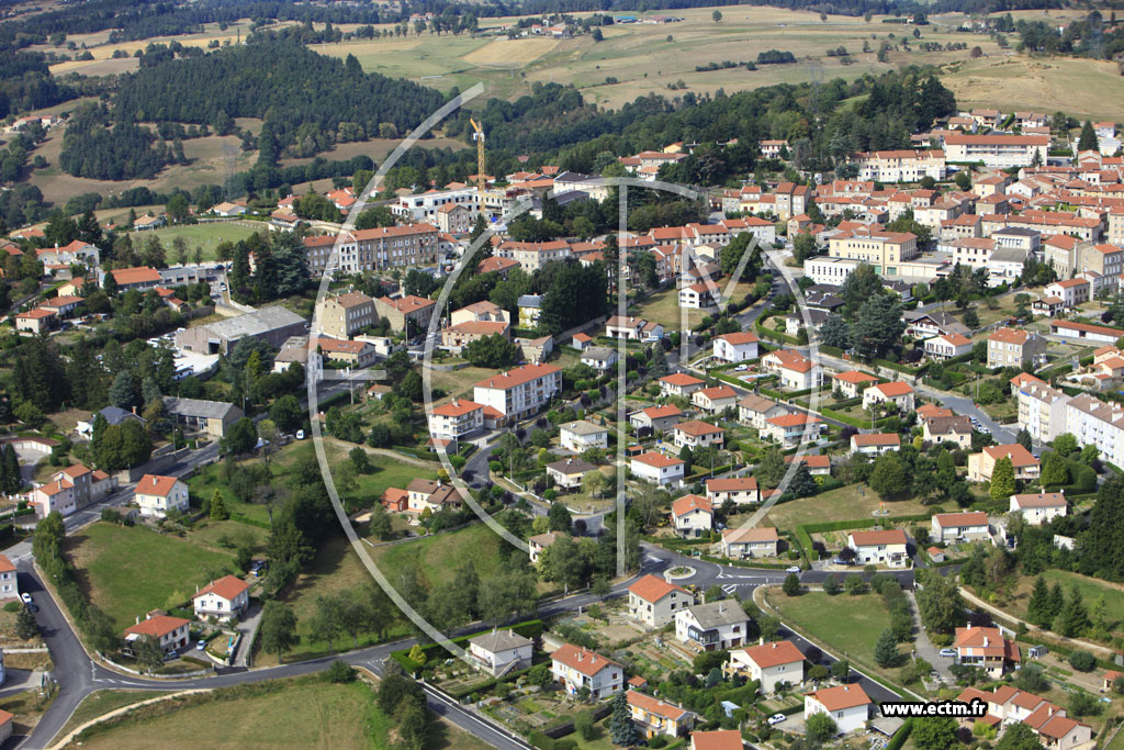 Photo arienne de Saint-Didier-en-Velay