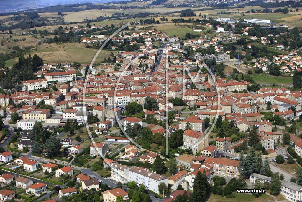 Photo arienne de Saint-Didier-en-Velay