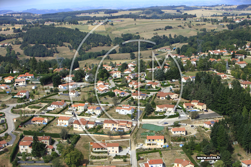 Photo arienne de Saint-Didier-en-Velay