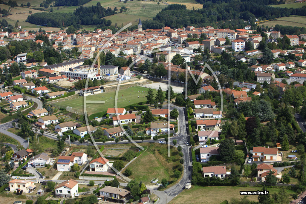 Photo arienne de Saint-Didier-en-Velay