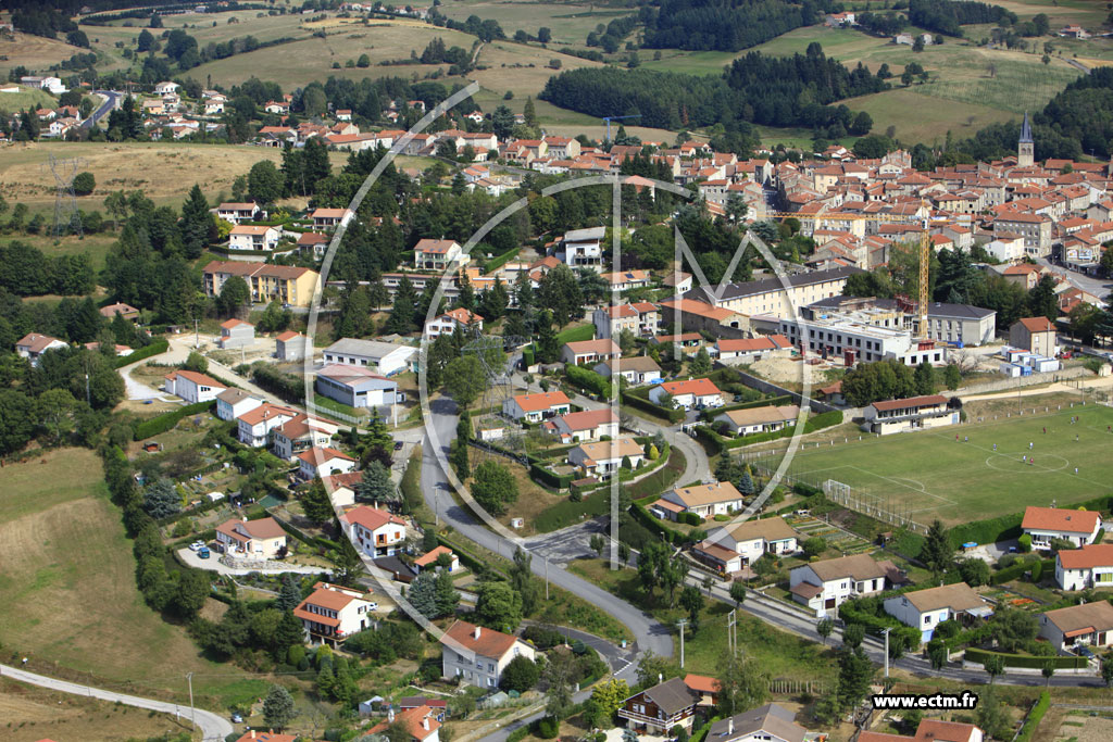 Photo arienne de Saint-Didier-en-Velay