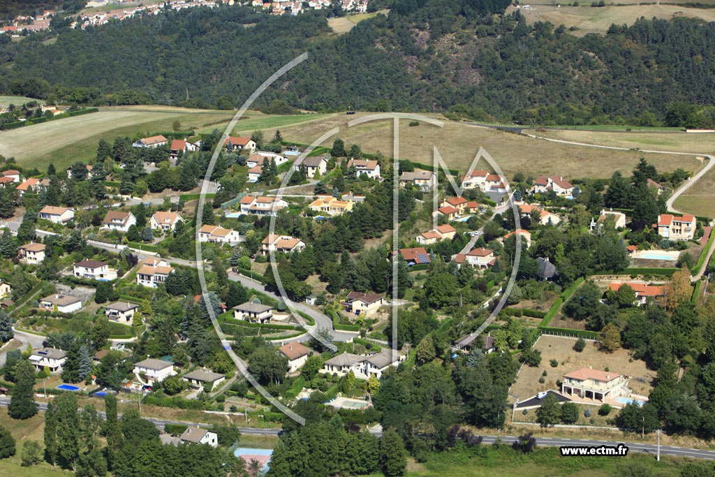 Photo arienne de Saint-Etienne (Chemin du Grand Pr)