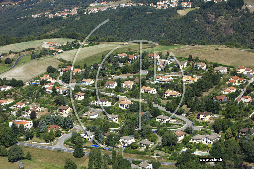 Photo arienne de Saint-Etienne (Chemin du Grand Pr)