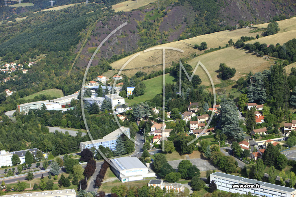 Photo arienne de Saint-Etienne (Chemin de la Cotancire)