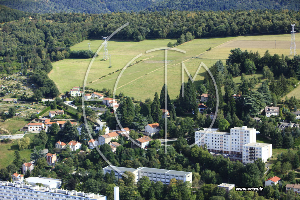 Photo arienne de Saint-Etienne (La Mtare)