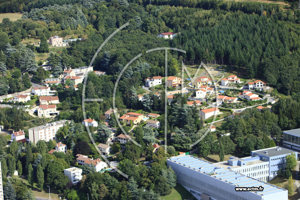 Photo arienne de Saint-Etienne (La Mtare)