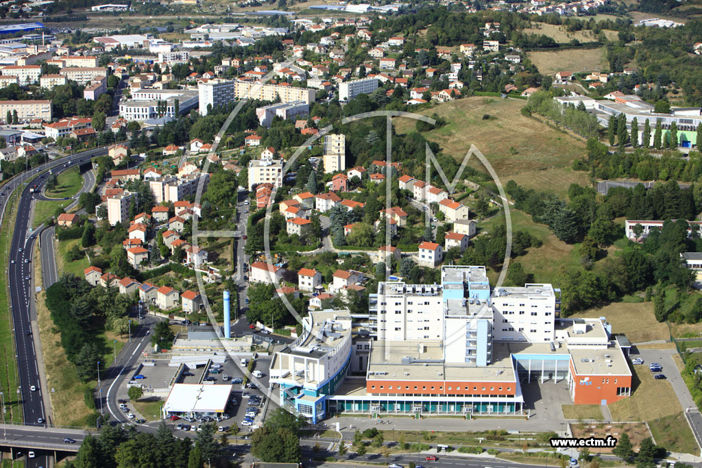 Photo arienne de Saint-Etienne (Boulevard de la Palle)