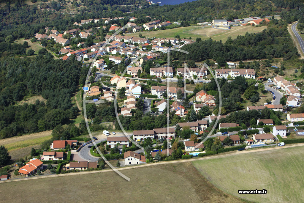 Photo arienne de Saint-Etienne (Le Brat)