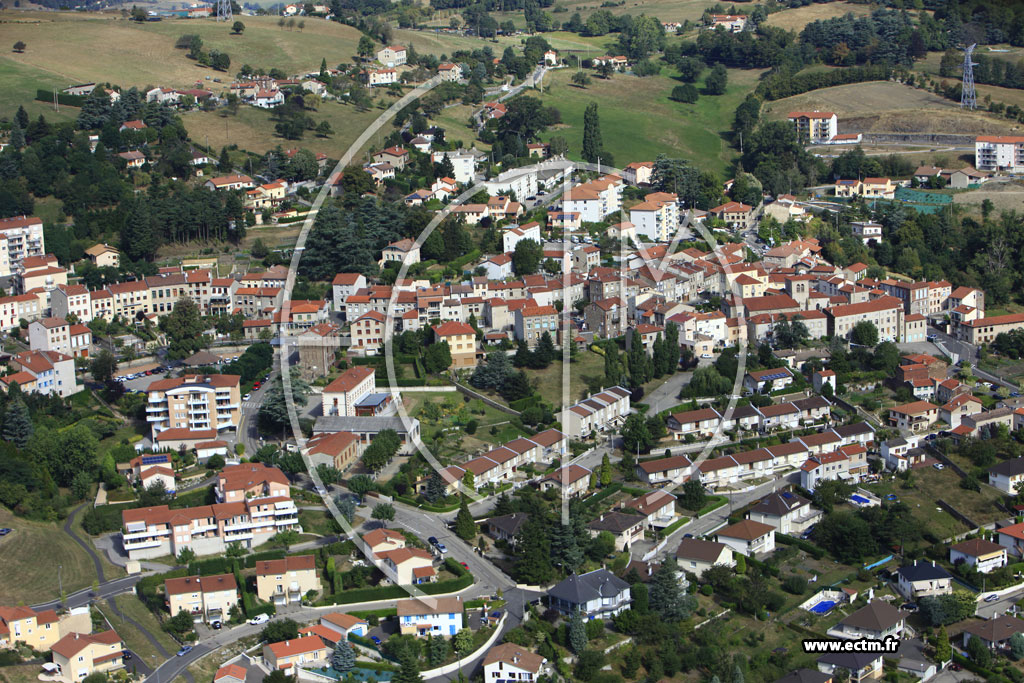 Photo arienne de Saint-Jean-Bonnefonds