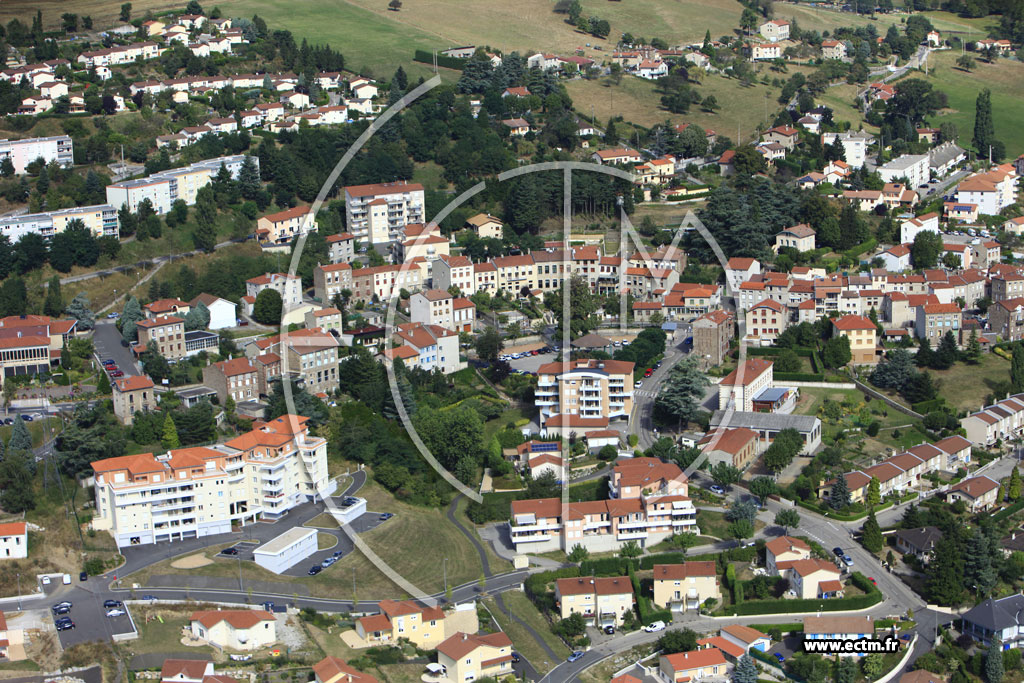 Photo arienne de Saint-Jean-Bonnefonds