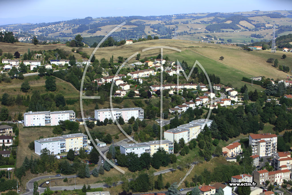Photo arienne de Saint-Jean-Bonnefonds