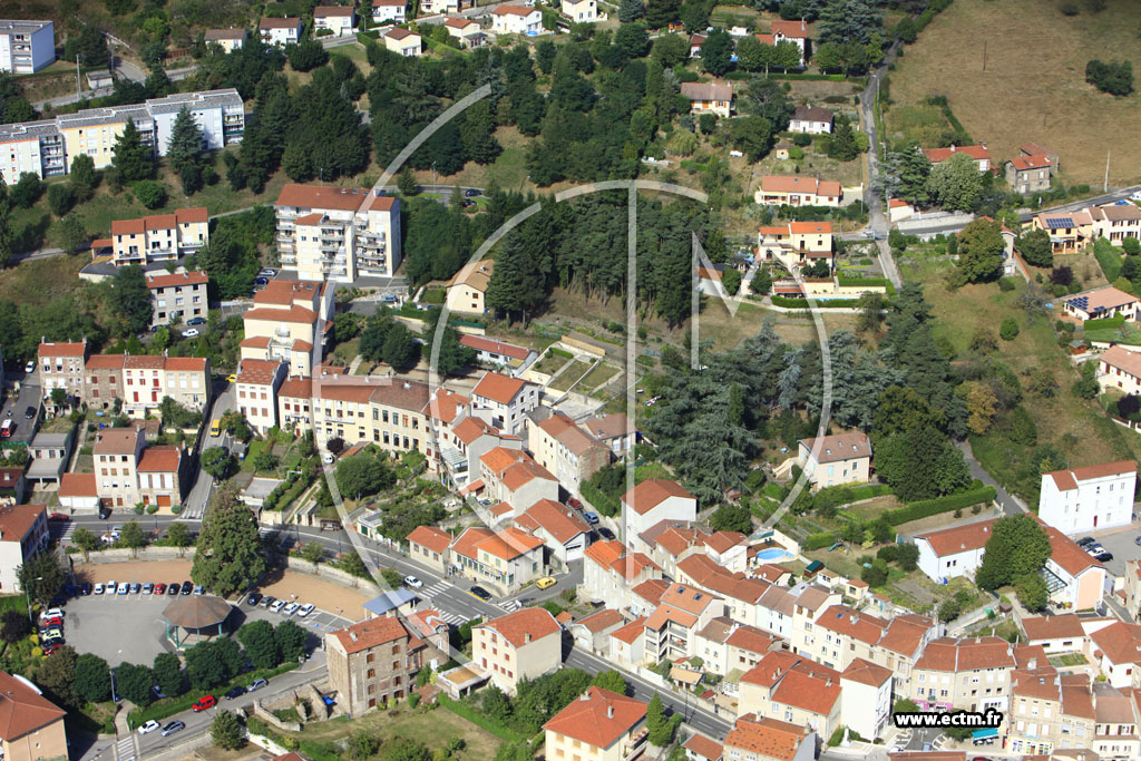 Photo arienne de Saint-Jean-Bonnefonds