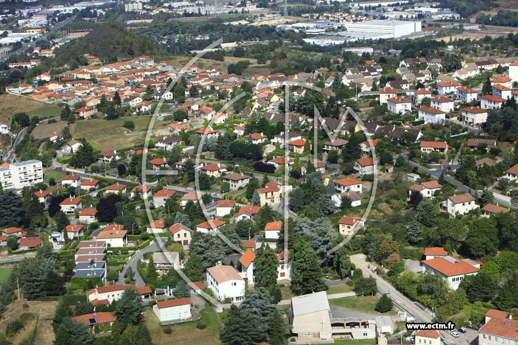 Photo arienne de Saint-Jean-Bonnefonds