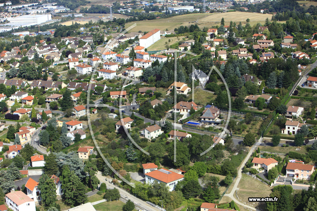Photo arienne de Saint-Jean-Bonnefonds