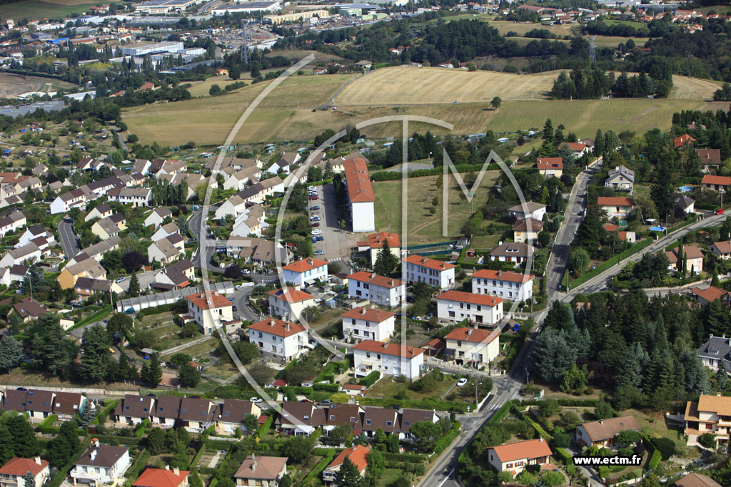 Photo arienne de Saint-Jean-Bonnefonds