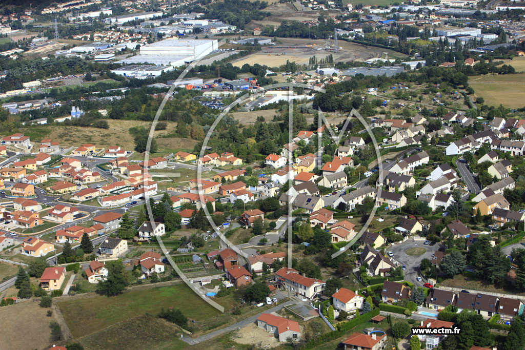Photo arienne de Saint-Jean-Bonnefonds