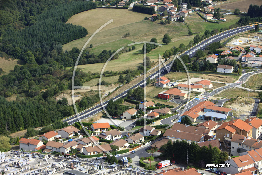 Photo arienne de Saint-Just-Malmont