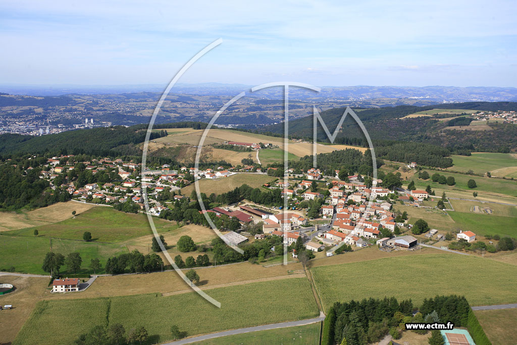 Photo arienne de Saint-Just-Malmont (Le Faux)