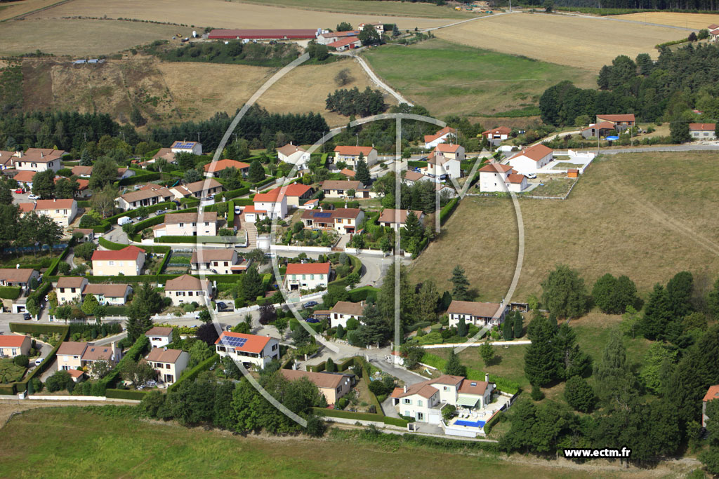 Photo arienne de Saint-Just-Malmont (Le Sarret)