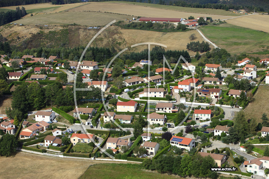 Photo arienne de Saint-Just-Malmont (Le Sarret)