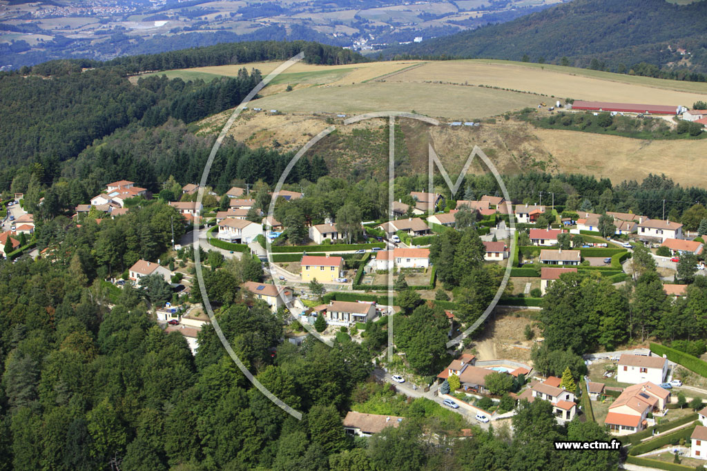 Photo arienne de Saint-Just-Malmont (Le Sarret)