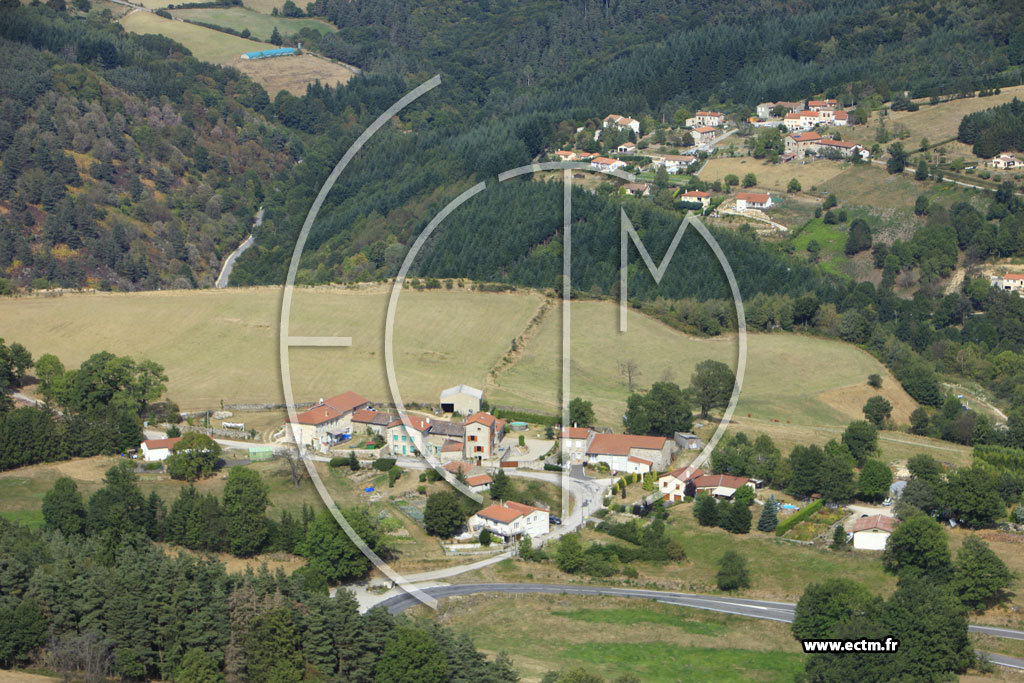 Photo arienne de Saint-Just-Malmont (Les Sagnes)