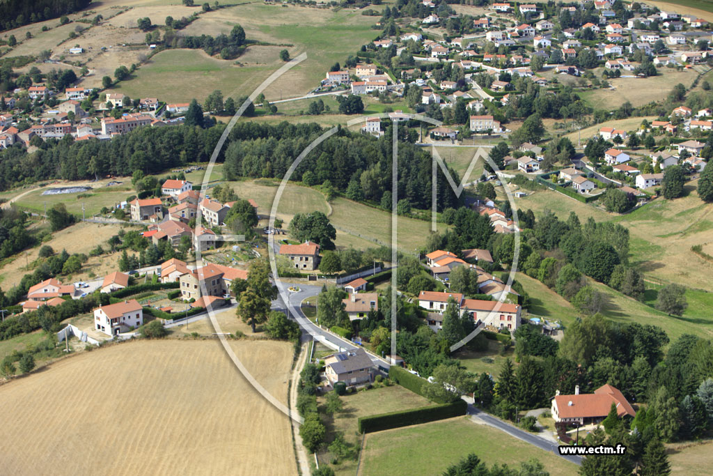 Photo arienne de Saint-Just-Malmont (Lotissement Les Hivers)