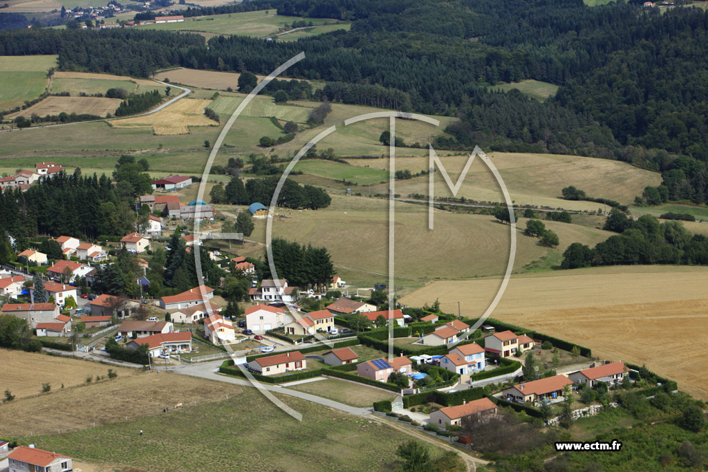 Photo arienne de Saint-Just-Malmont (Malmont)