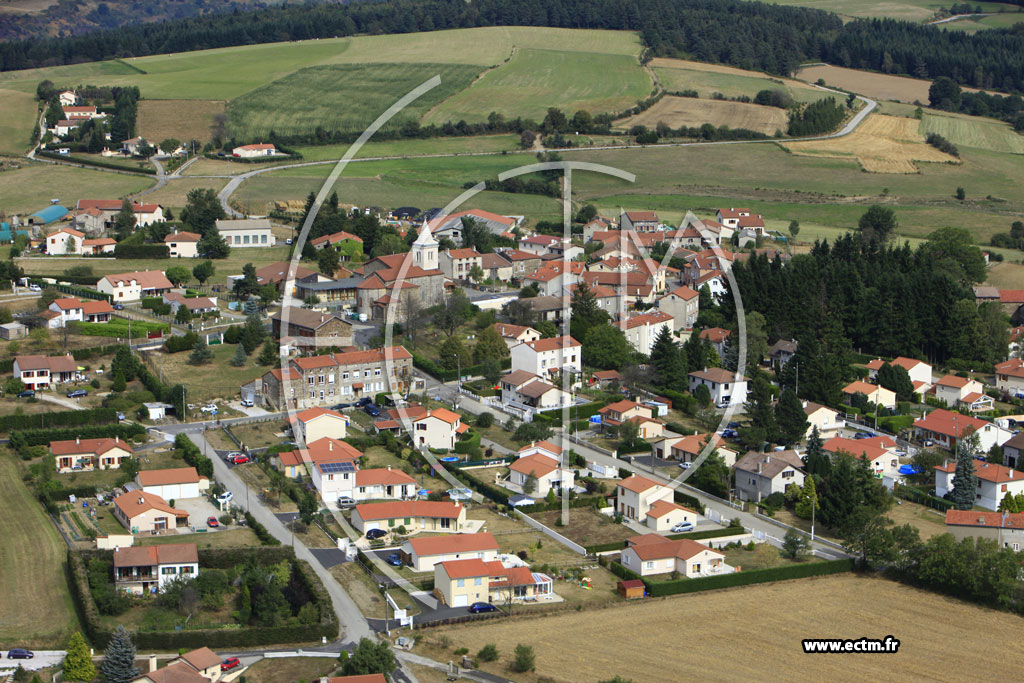 Photo arienne de Saint-Just-Malmont (Malmont)
