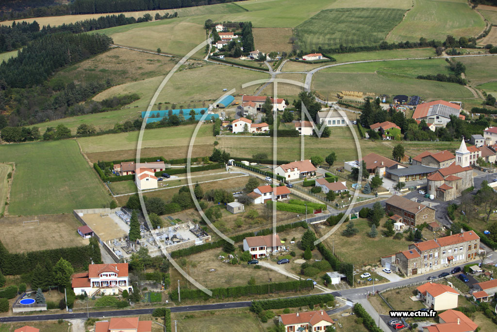 Photo arienne de Saint-Just-Malmont (Malmont)