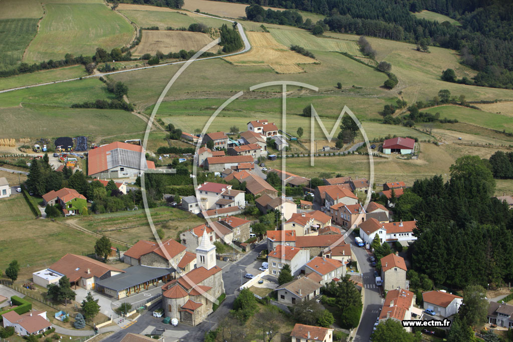 Photo arienne de Saint-Just-Malmont (Malmont)
