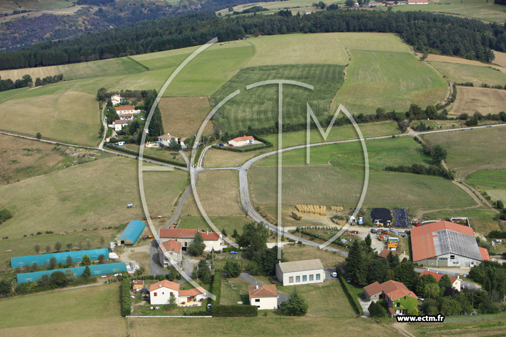 Photo arienne de Saint-Just-Malmont (Malmont)