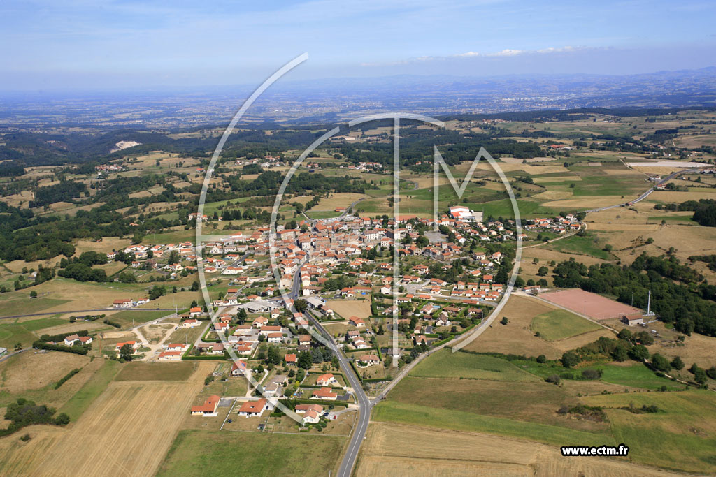 Photo arienne de Saint-Maurice-en-Gourgois