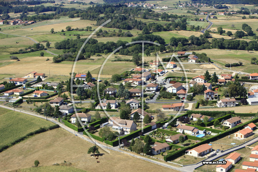 Photo arienne de Saint-Maurice-en-Gourgois
