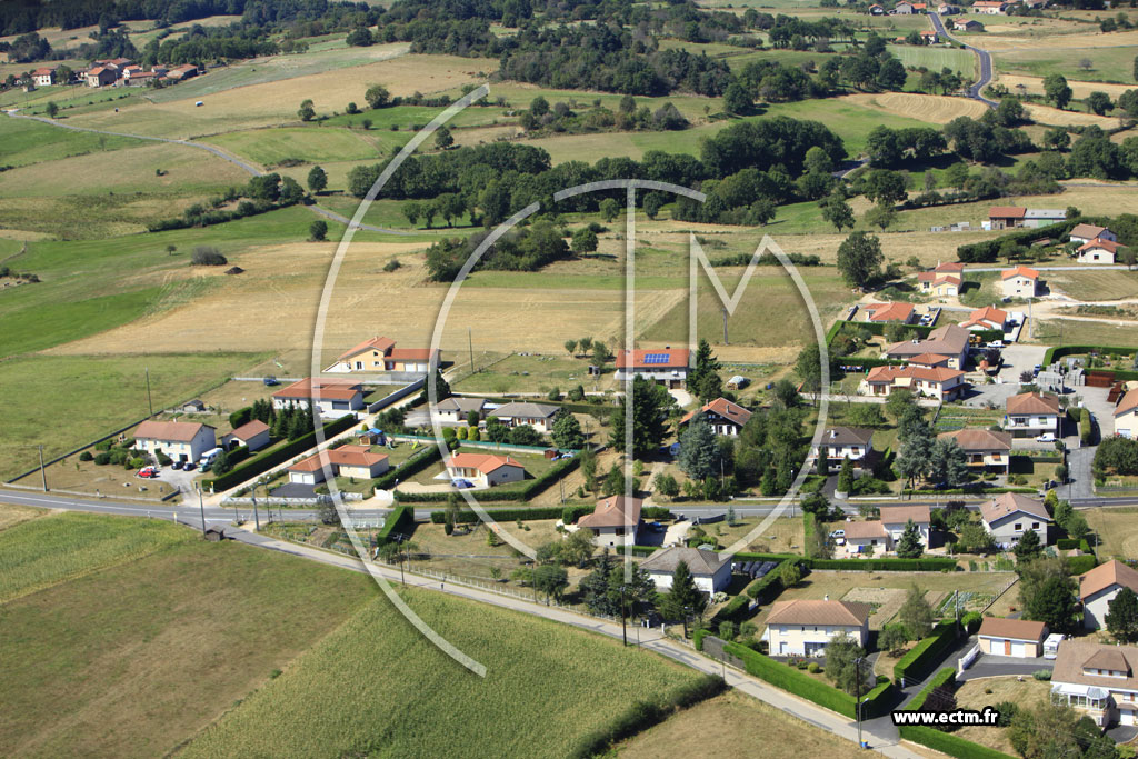 Photo arienne de Saint-Maurice-en-Gourgois